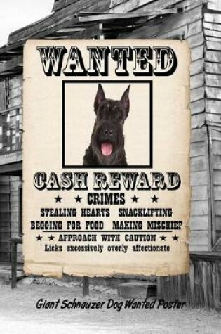 Cover of Giant Schnauzer Dog Wanted Poster