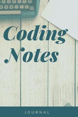 Book cover for Coding Notes Notebook Journal