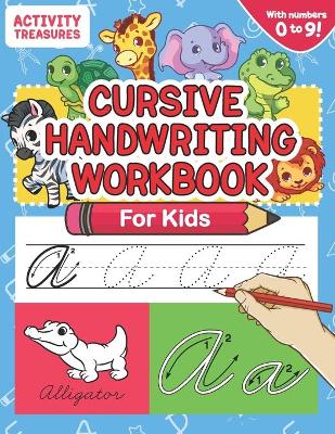 Book cover for Cursive Handwriting Workbook for Kids