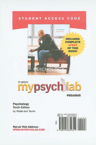 Cover of MyLab Psychology  Pegasus with Pearson eText -- Standalone Access Card -- for Psychology