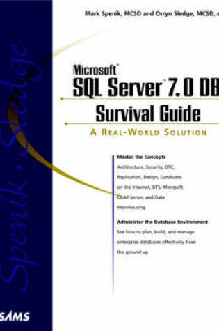 Cover of Microsoft SQL Server 7 DBA Survival Guide