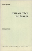 Book cover for L'Islam Vecu En Egypte (1945-1975)