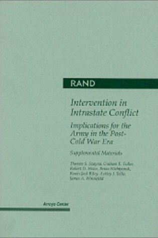 Cover of Intervention in Intrastate Conflict