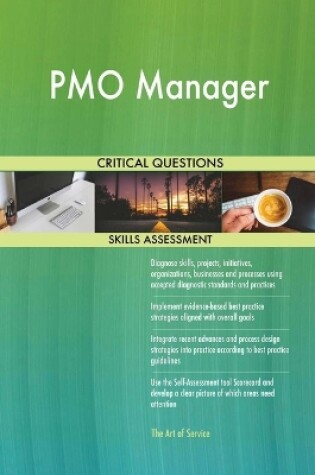 Cover of PMO Manager Critical Questions Skills Assessment