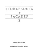 Cover of Store Fronts and Facades, Book 3