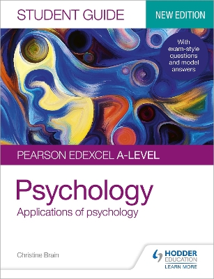 Book cover for Pearson Edexcel A-level Psychology Student Guide 2: Applications of psychology