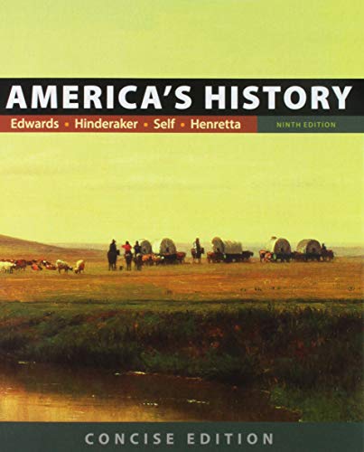 Book cover for America's History: Concise Edition, 9e, Combined Volume & Launchpad for America's History and America's History: Concise Edition 9e (Twelve Months Access)