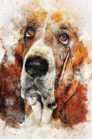 Cover of Painted Basset Hound Dog Journal