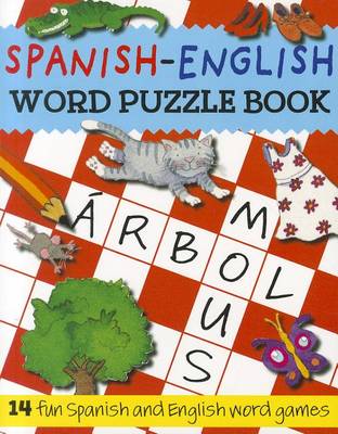 Book cover for Spanish-English Word Puzzle Book