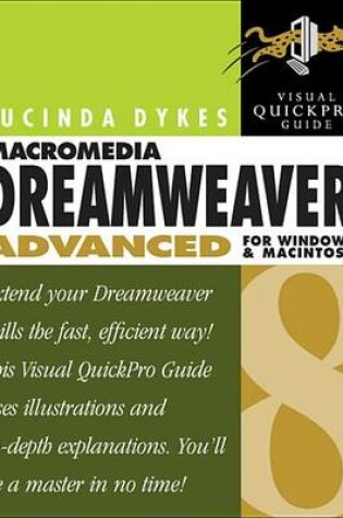 Cover of Macromedia Dreamweaver 8 Advanced for Windows and Macintosh
