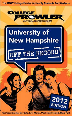 Book cover for University of New Hampshire 2012