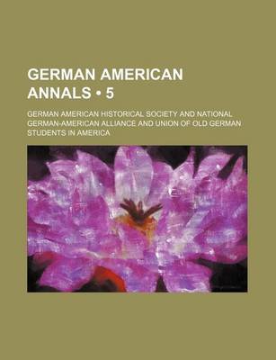 Book cover for German American Annals (5 )