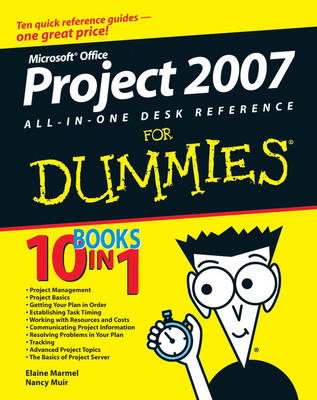 Book cover for Microsoft Project 2007 All-in-one Desk Reference For Dummies