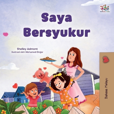 Book cover for I am Thankful (Malay Book for Children)