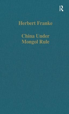 Book cover for China Under Mongol Rule