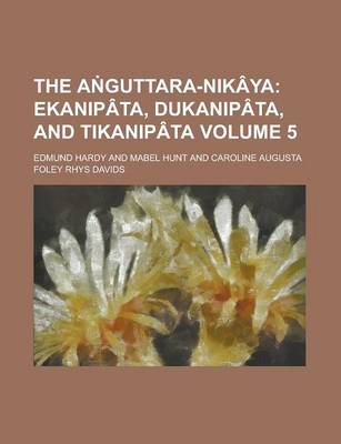 Book cover for The a Guttara-Nikaya Volume 5