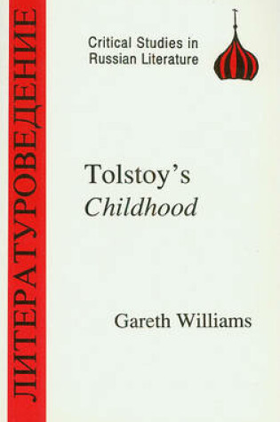 Cover of Tolstoy's "Childhood"