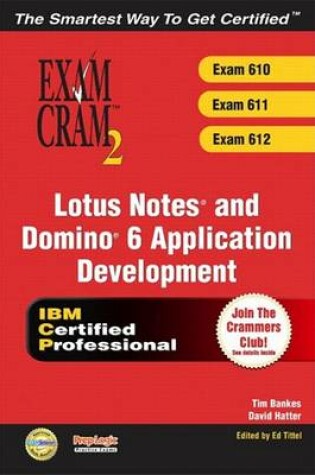 Cover of Lotus Notes and Domino 6 Application Development