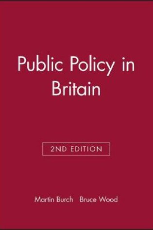 Cover of Public Policy in Britain