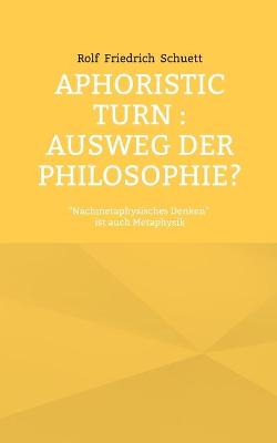 Book cover for Aphoristic turn