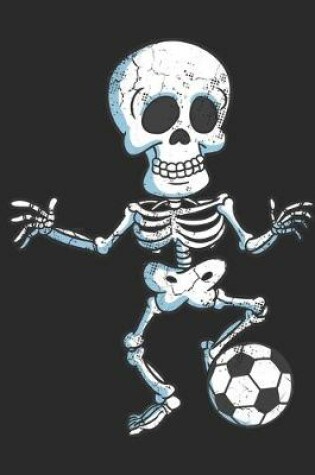 Cover of Halloween Soccer Zombie Football Journal Notebook