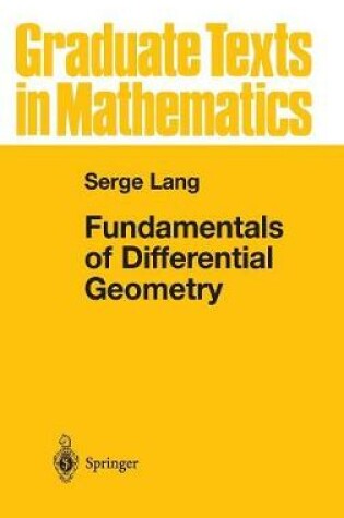 Cover of Fundamentals of Differential Geometry