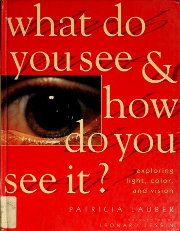 Book cover for What Do You See & How Do You See it?