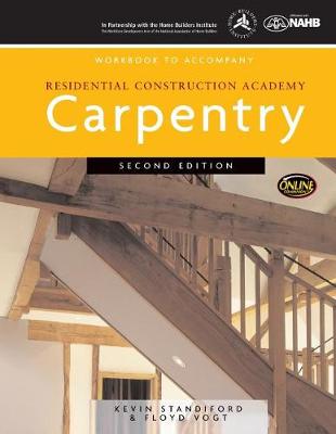 Book cover for Workbook for Vogt's Residential Construction Academy: Carpentry, 2nd