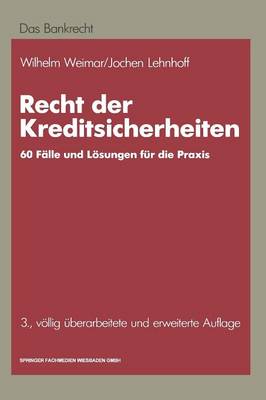 Book cover for Recht Der Kreditsicherheiten