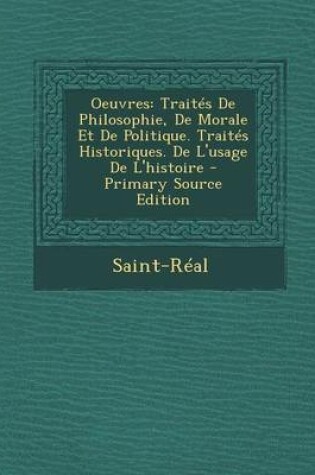 Cover of Oeuvres