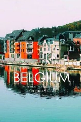 Cover of Belgium Note Monthly 2020 Planner 12 Month Calendar