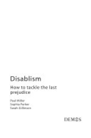 Cover of Disabilism