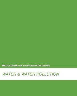 Book cover for Water & Water Pollution