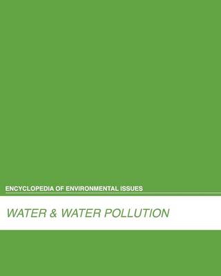 Cover of Water & Water Pollution