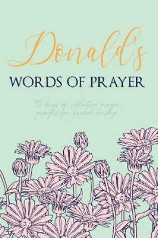 Cover of Donald's Words of Prayer