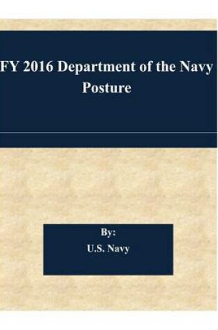 Cover of FY 2016 Department of the Navy Posture