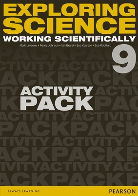 Book cover for Exploring Science: Working Scientifically Activity Pack Year 9