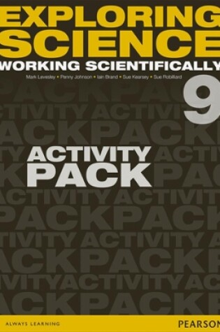 Cover of Exploring Science: Working Scientifically Activity Pack Year 9