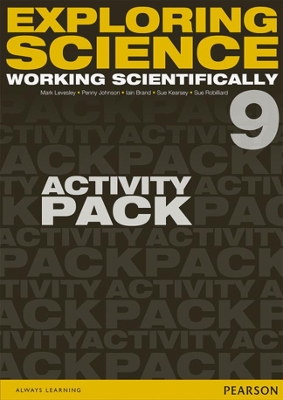 Cover of Exploring Science: Working Scientifically Activity Pack Year 9