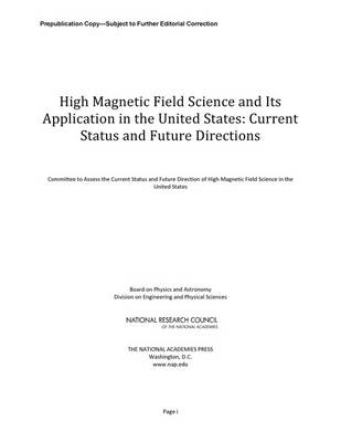 Book cover for High Magnetic Field Science and Its Application in the United States
