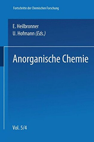 Cover of Anorganische Chemie