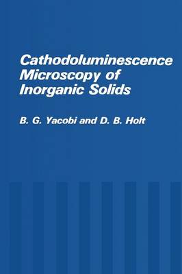 Book cover for Cathodoluminescence Microscopy of Inorganic Solids