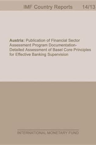 Cover of Austria: Publication of Financial Sector Assessment Program Documentation Detailed Assessment of Basel Core Principles for Effective Banking Supervision