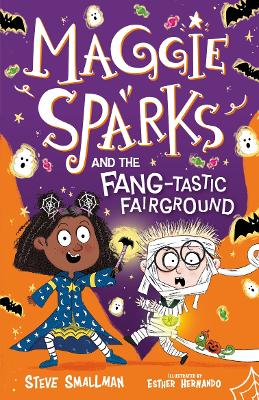 Book cover for Maggie Sparks and the Fang-tastic Fairground