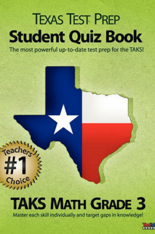 Cover of Texas Test Prep Student Quiz Book, Taks Math Grade 3