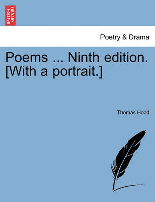 Book cover for Poems ... Ninth Edition. [With a Portrait.]