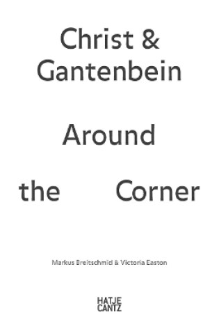 Cover of Christ & Gantenbein: Around the Corner