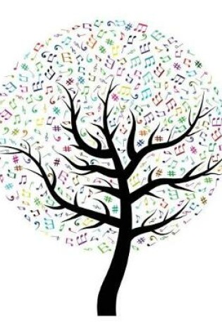 Cover of Blank Music Note Tree Notebook