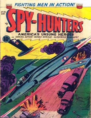 Book cover for Spy-Hunters Number 20 War Comic Book