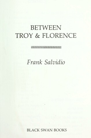 Cover of Between Troy & Florence